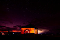 Night Skies; light painting the Mundi tent.