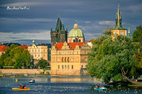 Vltava River playground - boats, people, birds! |OFs1373|