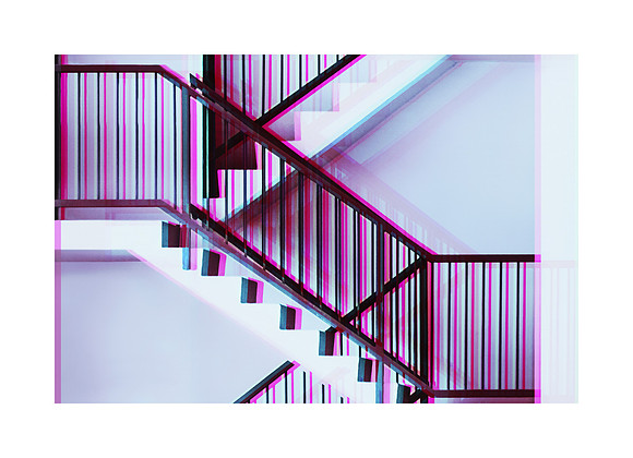 Stairwell in Pink