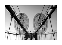 Brooklyn Bridge in Shades of Grey
