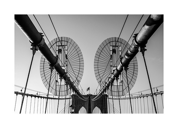 Brooklyn Bridge in Shades of Grey