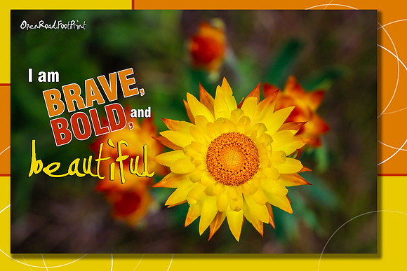 Brave. Bold. Beautiful. Repeat. Daily |OFa1467bg|